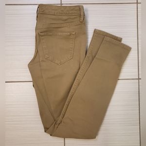 Mossimo Denim Khaki Mid-Rise Jegging Pant Super Stretch
